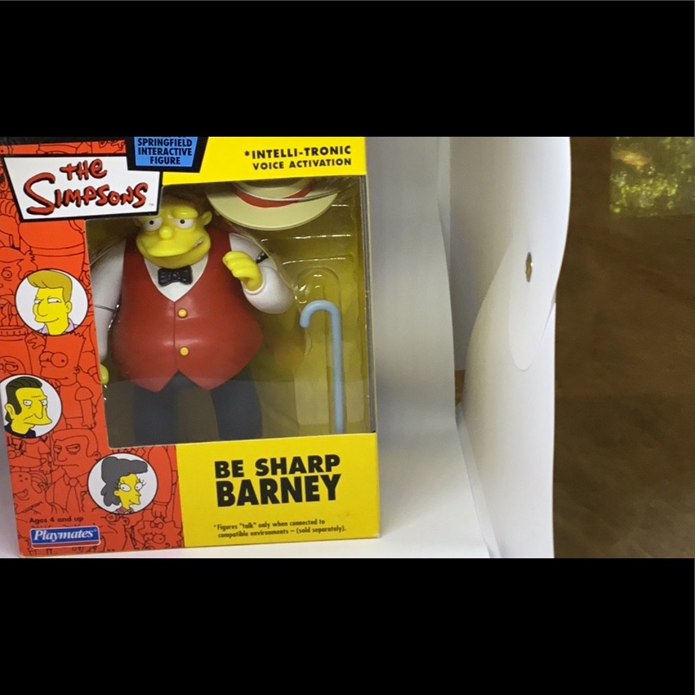 The Simpsons Be Sharp Barney Figure